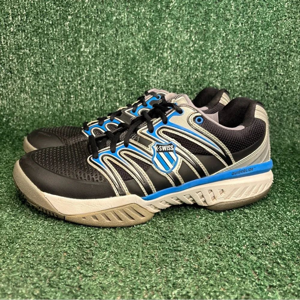 K-Swiss Men's Bigshot Blue/Charcoal Tennis Athletic Shoes Size 10